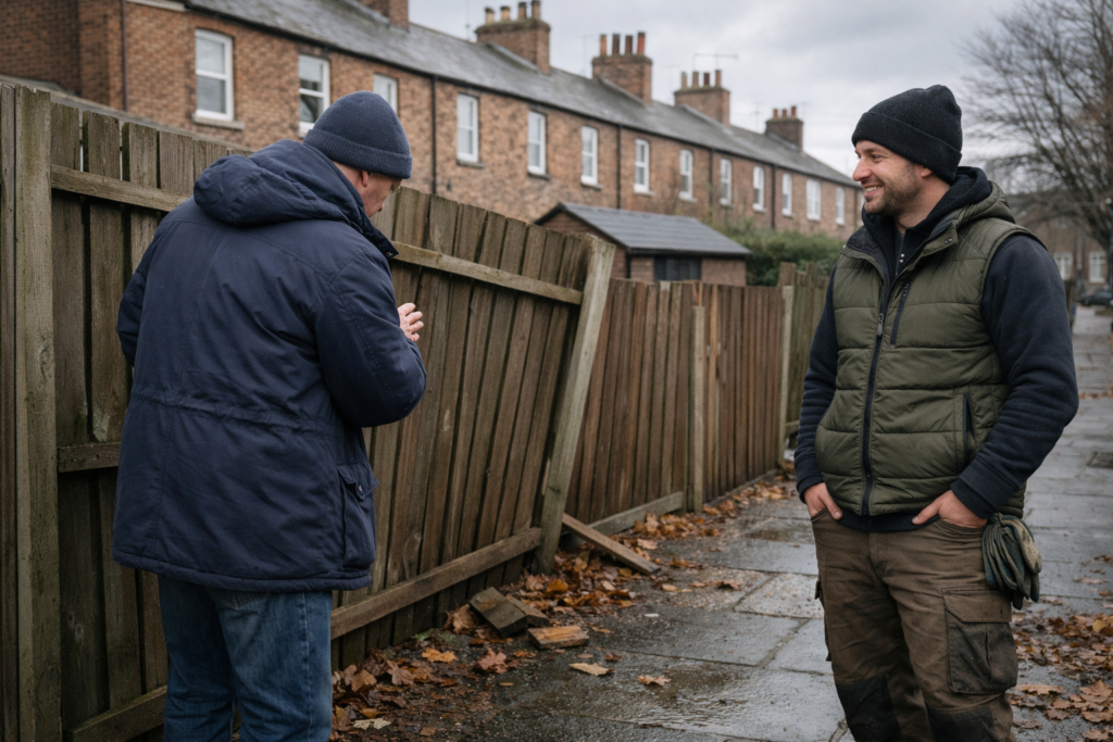 What to Do After Wind Damages Your Fence